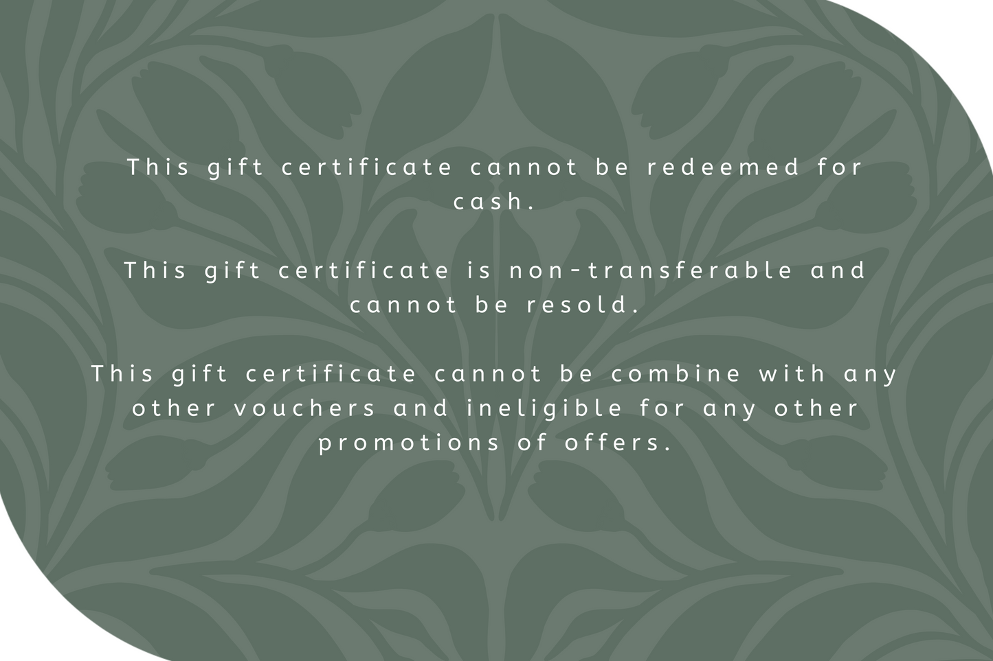 Gift Certificate
