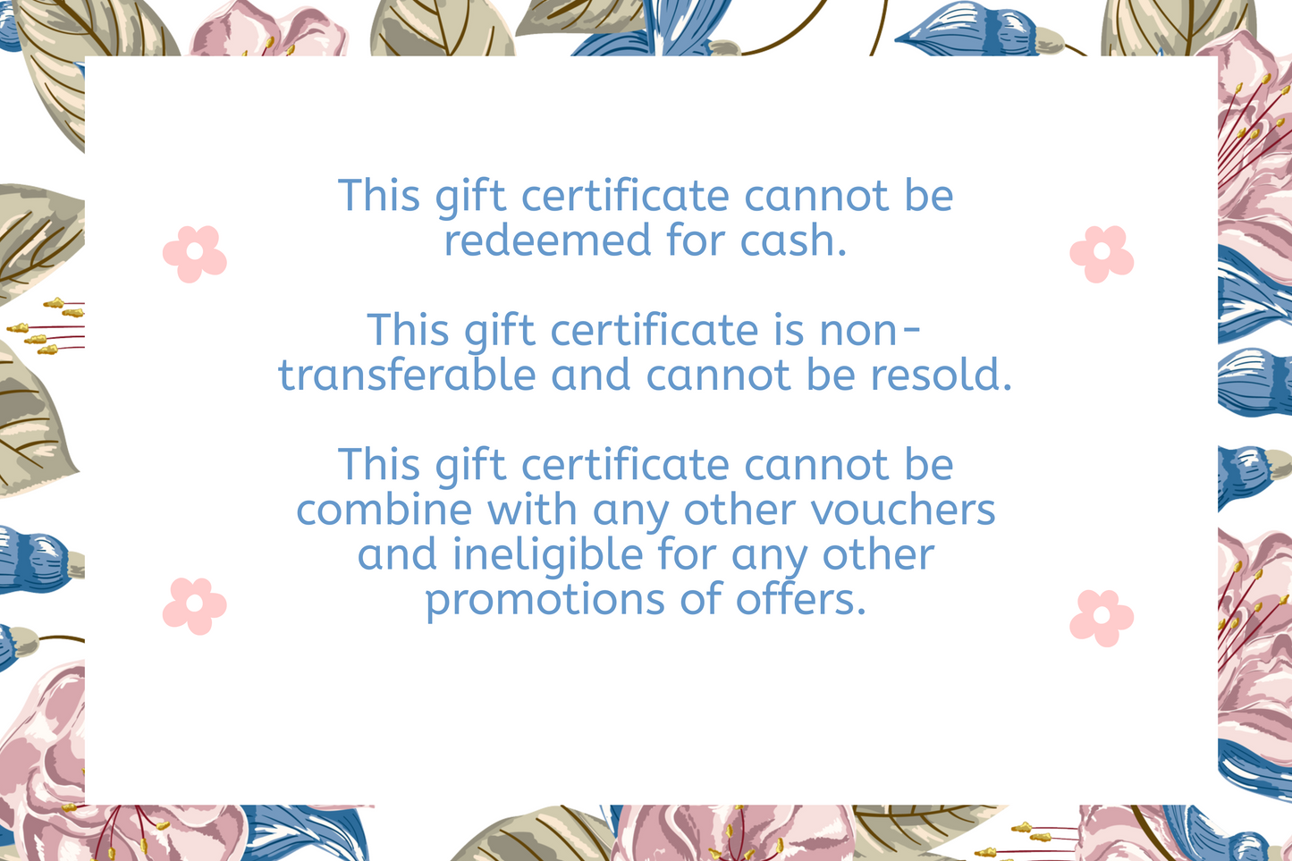 Gift Certificate