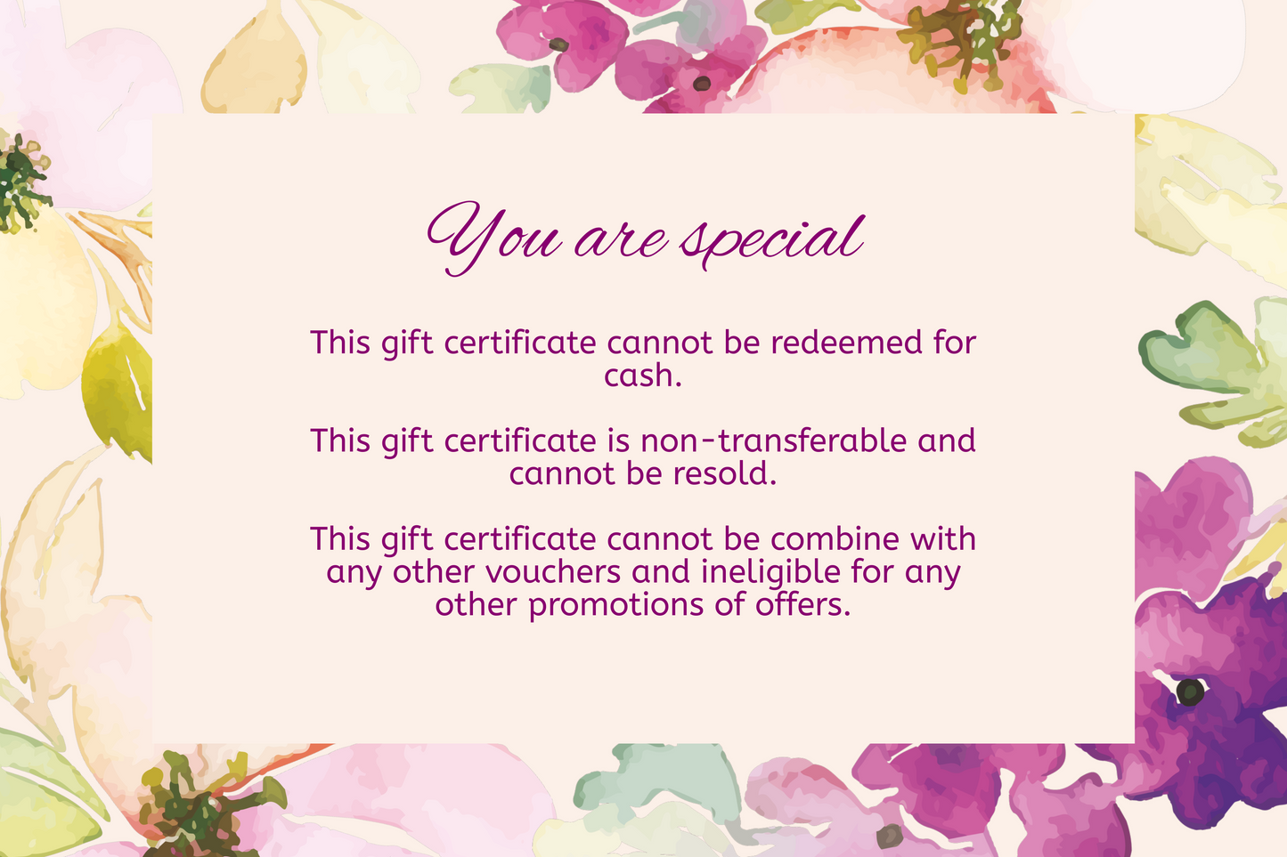 Gift Certificate